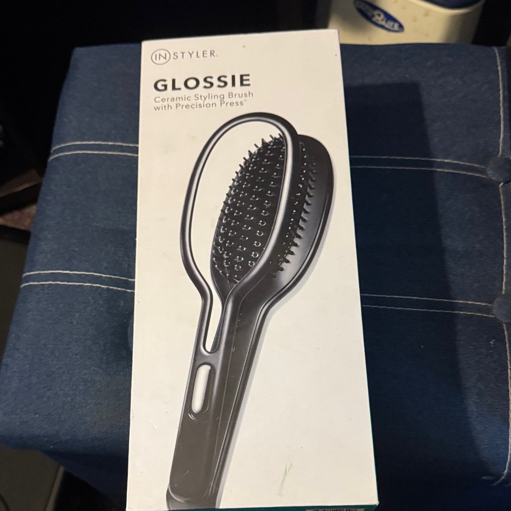 INStyler Glossie Ceramic Styling Brush - Black